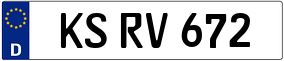 Truck License Plate